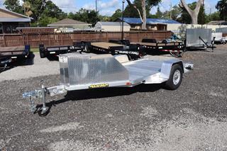 5x11 Aluminum Trike Trailer with Fender Steps For Sale