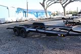7x18 Open Car Hauler Trailer image 1 image 2 image 3