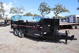 7x16 Low Profile Dump Trailer image 1 image 2 image 3